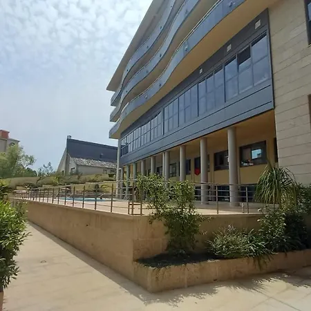 Apartamento En Urbanizacion Con Piscina En Playa De Silgar Sanxenxo Exterior photo